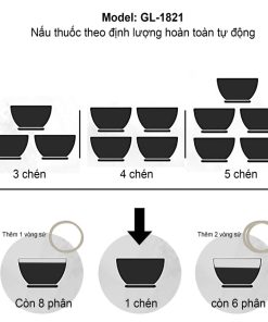 Siêu sắc thuốc GL-1821 3.3 lít 450w