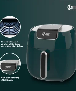 Nồi chiên không dầu Comet CM6858 4 lít