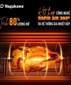 Nồi chiên không dầu Nagakawa NAG3308 16 lít