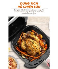 Nồi chiên không dầu Sharp KF-AF68EPV-BK 6.8