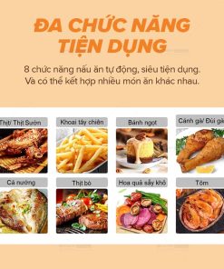 Nồi chiên không dầu Sharp KF-AF68EPV-BK 6.8