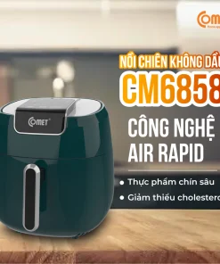 Nồi chiên không dầu Comet CM6858 4 lít
