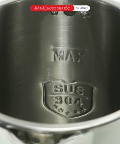 Ấm siêu tốc Gali GL-18A3 2 lớp cách nhiệt Inox 304 bảo hành 24 tháng
