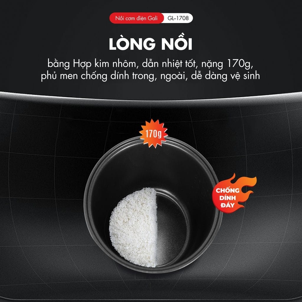 3-noi-com-dien-gl-1708-long-noi-hop-kim-nhom-1 Nồi cơm điện Gali GL-1712B 1.2 Lít 500W lòng nồi dạng niêu