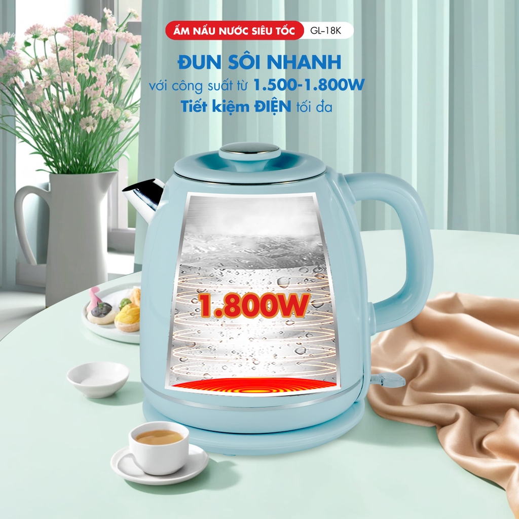 Ấm siêu tốc Gali GL-18K 2 lít