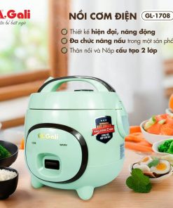 Nồi cơm điện Gali GL-1708 0.8 lít 300w Nồi cơm điện Gali GL-1708 0.8 lít 300w