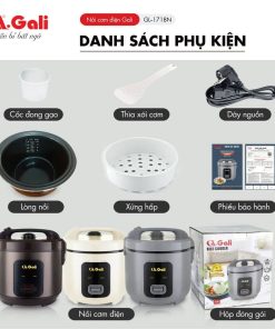 Nồi cơm điện Gali GL-1718N