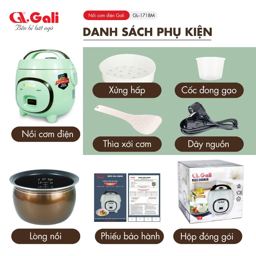 z6005565547347-fd45114a0d97d32192ce76af238de38a-1 Nồi cơm điện Gali GL-1712B 1.2 Lít 500W lòng nồi dạng niêu