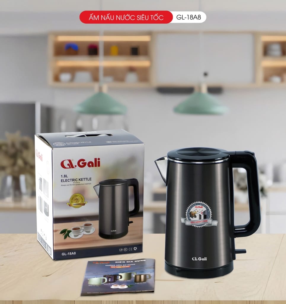 Ấm Siêu Tốc Gali GL-18A8 1.8 Lít