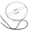 Bóng đèn lò nướng thủy tinh 15cm 1000-1500W 220V cho lò nướng thủy tinh, nồi chiên không dầu