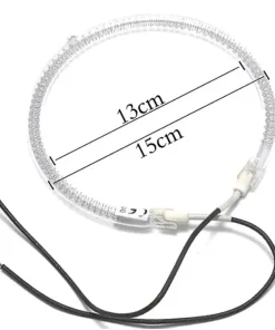 Bóng đèn lò nướng thủy tinh 15cm 1000-1500W 220V cho lò nướng thủy tinh, nồi chiên không dầu