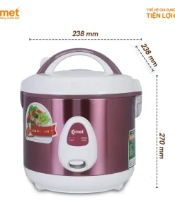 Nồi cơm điện nắp gài COMET CM8025 1 lít