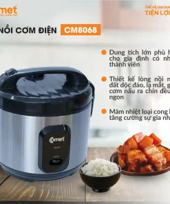 Nồi cơm điện nắp gài lòng niêu 1,8L COMET - CM8068