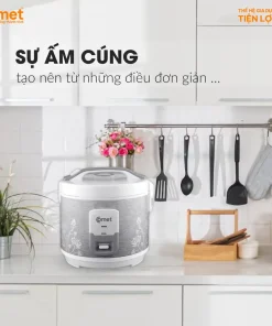 Nồi cơm điện nắp gài COMET CM8010 1.8L