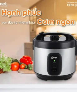Nồi cơm điện nắp gài lòng niêu 1,8L COMET - CM8068
