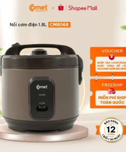 Alternative view of Nồi cơm điện nắp gài lòng niêu 1,8L COMET - CM8068