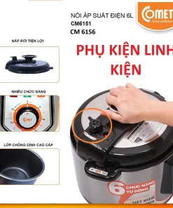 Phụ kiện nồi áp suất Comet CM6156 CM6151 6 lít