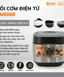 Alternative view of Nồi cơm điện tử COMET CM8088 1.8L
