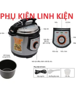 Phụ kiện nồi áp suất Comet CM6150 van xả chính gioăng ron nắp van phao