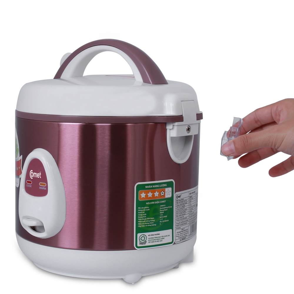 Nồi cơm điện nắp gài COMET CM8025 1 lít