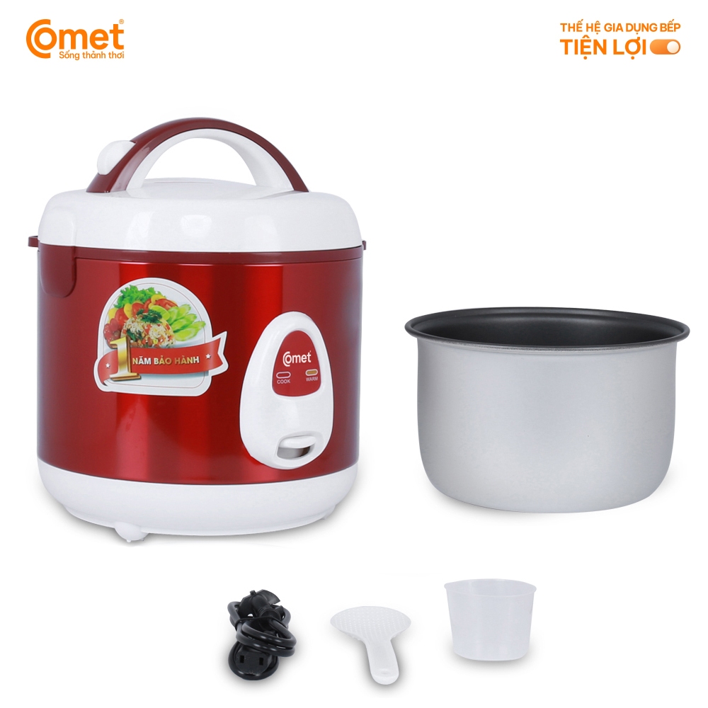 Nồi cơm điện nắp gài COMET CM8025 1 lít