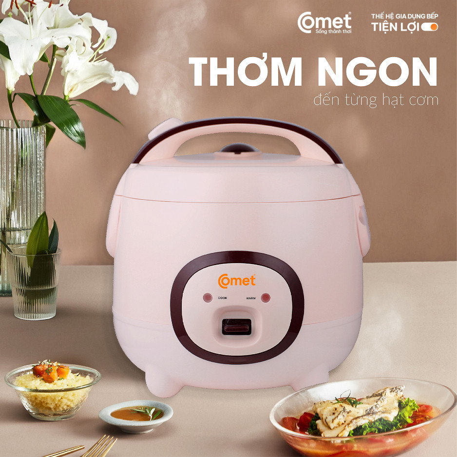 Nồi cơm điện nắp gài 1,8L COMET - CM8007