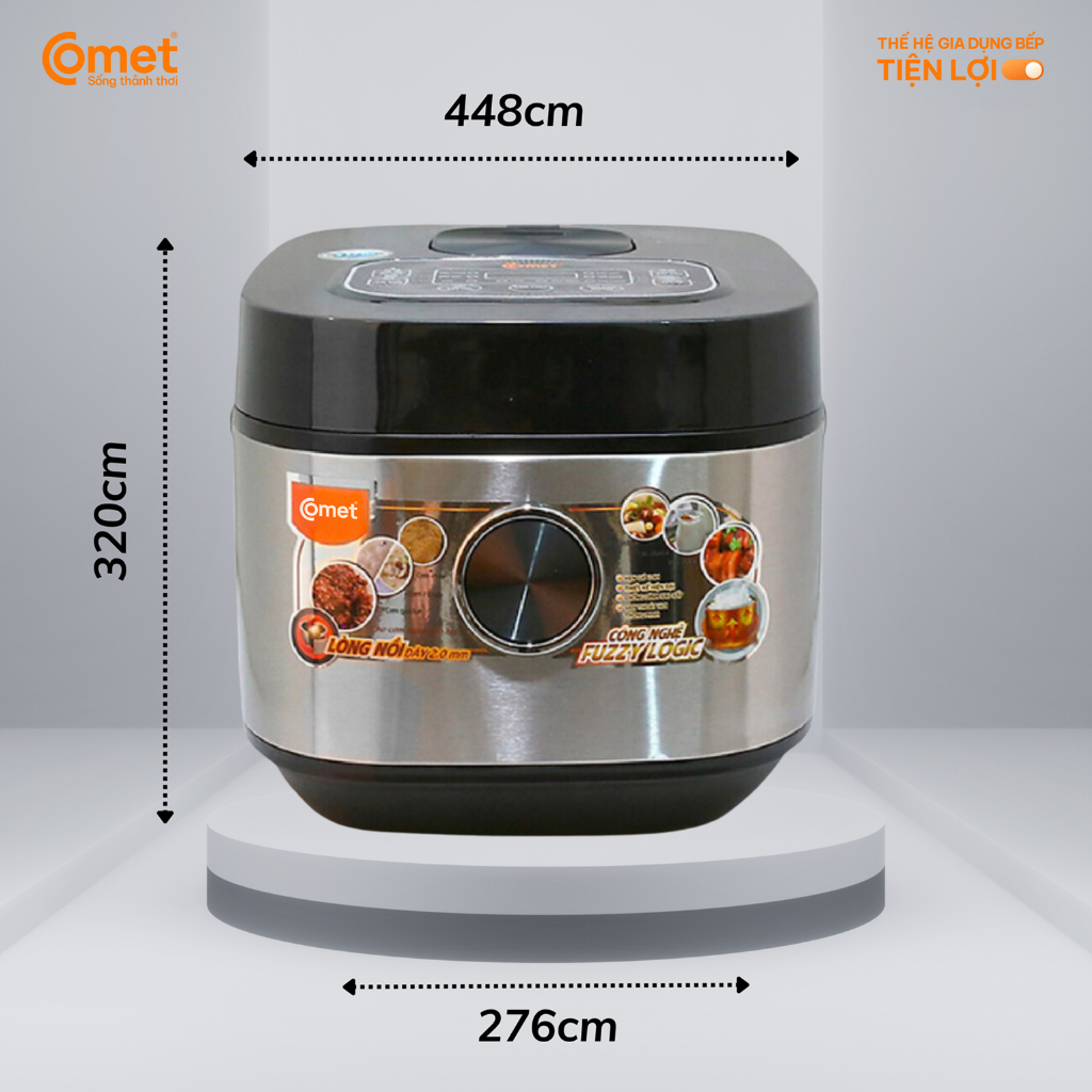 Nồi cơm điện tử COMET CM8088 1.8L