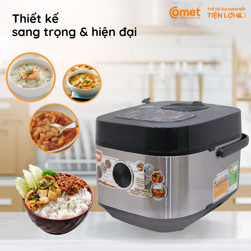 Nồi cơm điện tử COMET CM8088 1.8L
