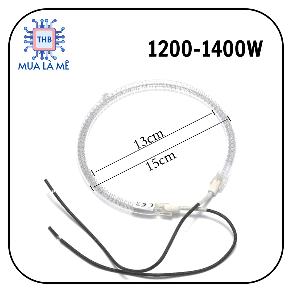 Bóng đèn halogen lò nướng thuỷ tinh, bóng đèn bếp nướng thuỷ tinh Halogen 1200W-1400W ra nhiệt nhanh độ bền cao. | Shopee Việt Nam
