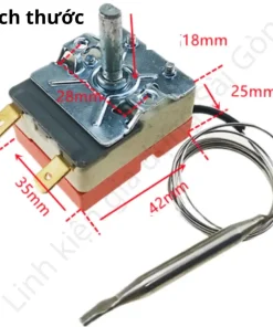 Bộ điều chỉnh nhiệt độ lò nướng 10A 13A 16A , Phụ kiện lò thủy tinh – lò điện mini