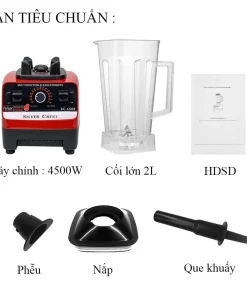 Máy xay sinh tố công nghiệp SC-1589 Ladomax công suất lớn cối 2 lít Máy xay sinh tố công nghiệp SC-1589 Ladomax công suất lớn cối 2 lít