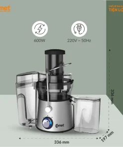 Máy ép trái cây 600W COMET CM9836 1 lít