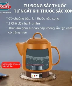 Alternative view of Ấm Sắc Thuốc LADOMAX HA-8833N 3.3 Lít Mâm Nhiệt Inox Giữ Ấm 2 Chế Độ Nấu Tự Ngắt