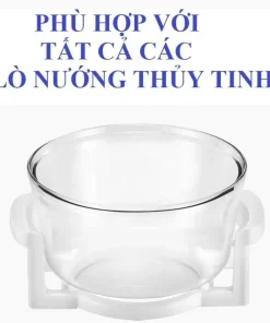 Thân nồi lò nướng thủy tinh Gali, hàng nhập khẩu nặng 2.8kg, thay thế cho các loại lò từ 12 đến 17L