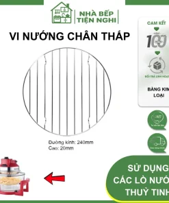 Cánh Quạt Lò Nướng Thủy Tinh Gali 12–17L – Chính Hãng – Dễ Lắp – Tản Nhiệt Chuẩn