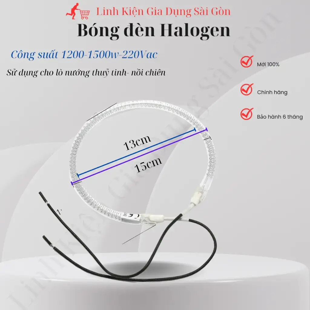Halogen ĐK 15cm Gali