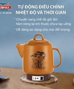 Ấm Sắc Thuốc LADOMAX HA-8833N