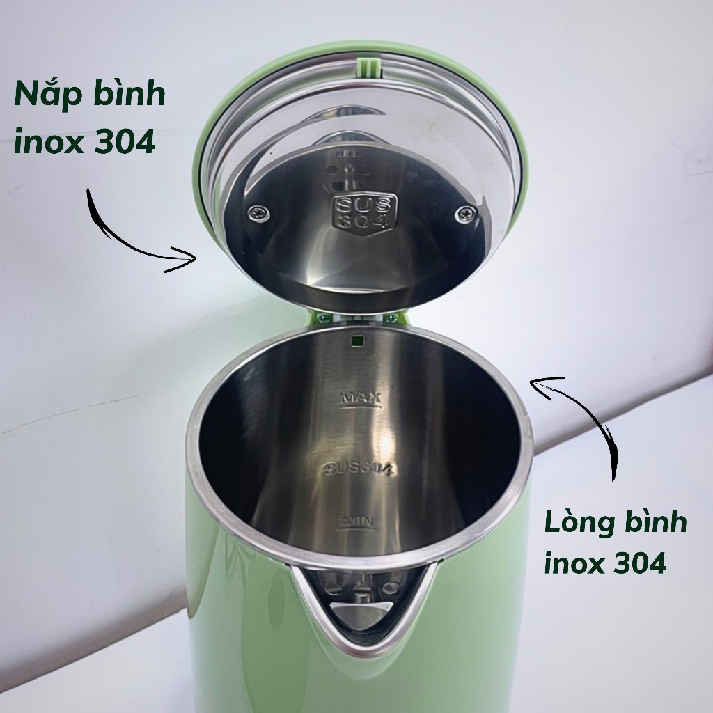 Bình đun siêu tốc COMET CM8218 1.8 lít