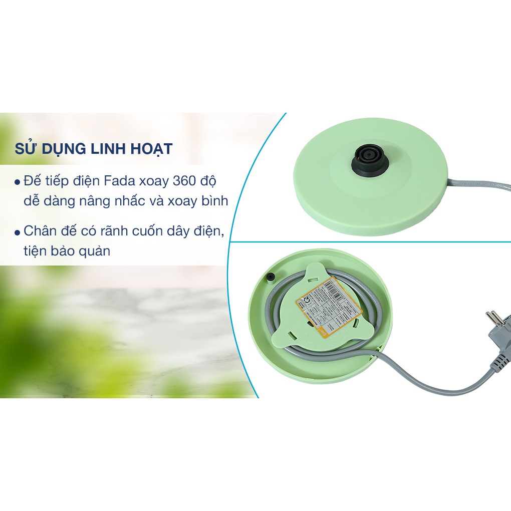 Bình đun siêu tốc COMET CM8218 1.8 lít