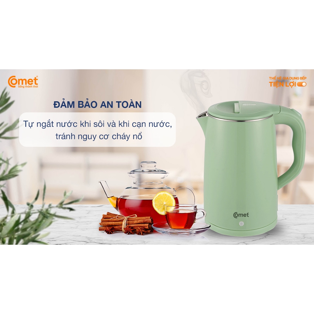 Bình đun siêu tốc COMET CM8218
