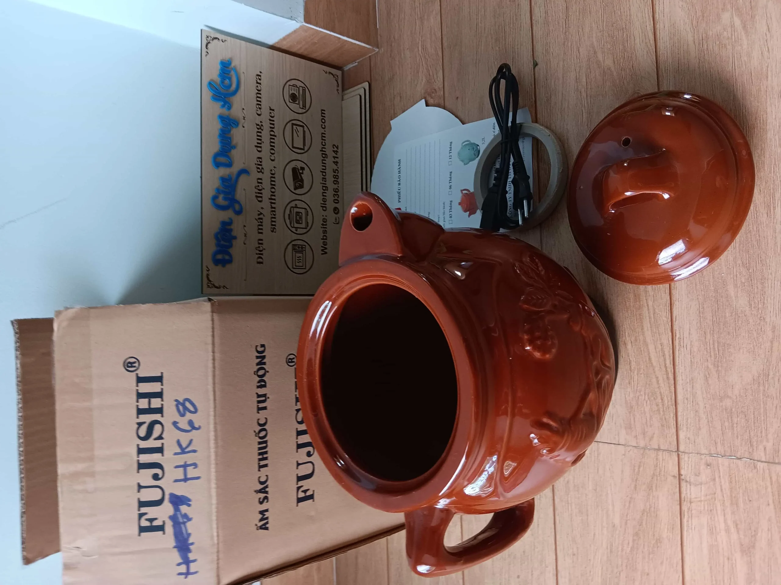 Siêu sắc thuốc điện GỐM SỨ BÁT TRÀNG Fujishi 5 lít HK-68A