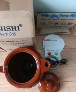 Siêu sắc thuốc điện GỐM SỨ BÁT TRÀNG Fujishi 5 lít HK-68A tự động ngắt có báo chuông reo