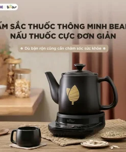 Alternative view of Ấm sắc thuốc Bear HTM-4H40X 4 Lít chỉ với một nút bấm bạn sẽ có ấm thuốc an toàn hiệu quả