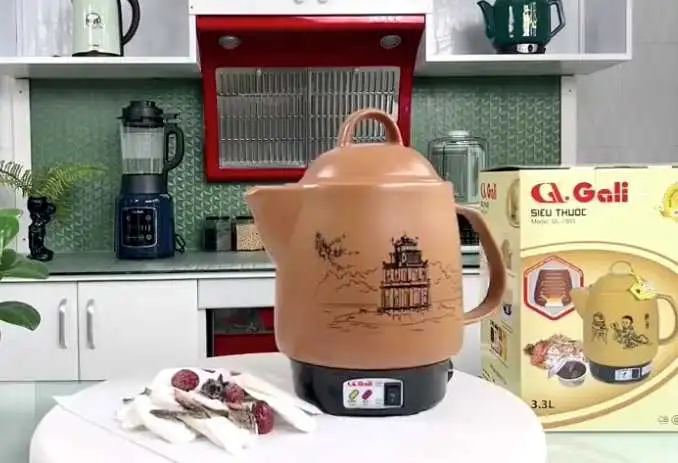 Siêu sắc thuốc Gali GL-1801 3.3 Lít Hoa văn HỒ GƯƠM HÀ NỘI