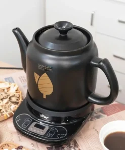 Ấm sắc thuốc Bear 4L bản Tiếng Việt gốm sứ cao cấp an toàn