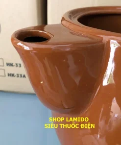 Ấm sắc thuốc điện CÓ CHUÔNG BÁO HIỆU GỐM SỨ BÁT TRÀNG Fujishi 3.2 lít HK-33B-NA Siêu thuốc điện nấu tự động ngắt