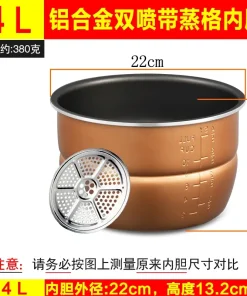 Ruột nồi áp suất hấp dày có khay hấp