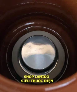 Siêu sắc thuốc điện GỐM SỨ BÁT TRÀNG Fujishi 2.8 lít HK-33BX BÔNG NÂU Ấm thuốc điện nấu tự động ngắt