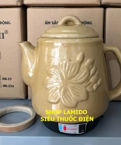Alternative view of Siêu sắc thuốc điện GỐM SỨ BÁT TRÀNG Fujishi 3.2 lít HK-268/SV-803 Ấm thuốc điện nấu tự động ngắt