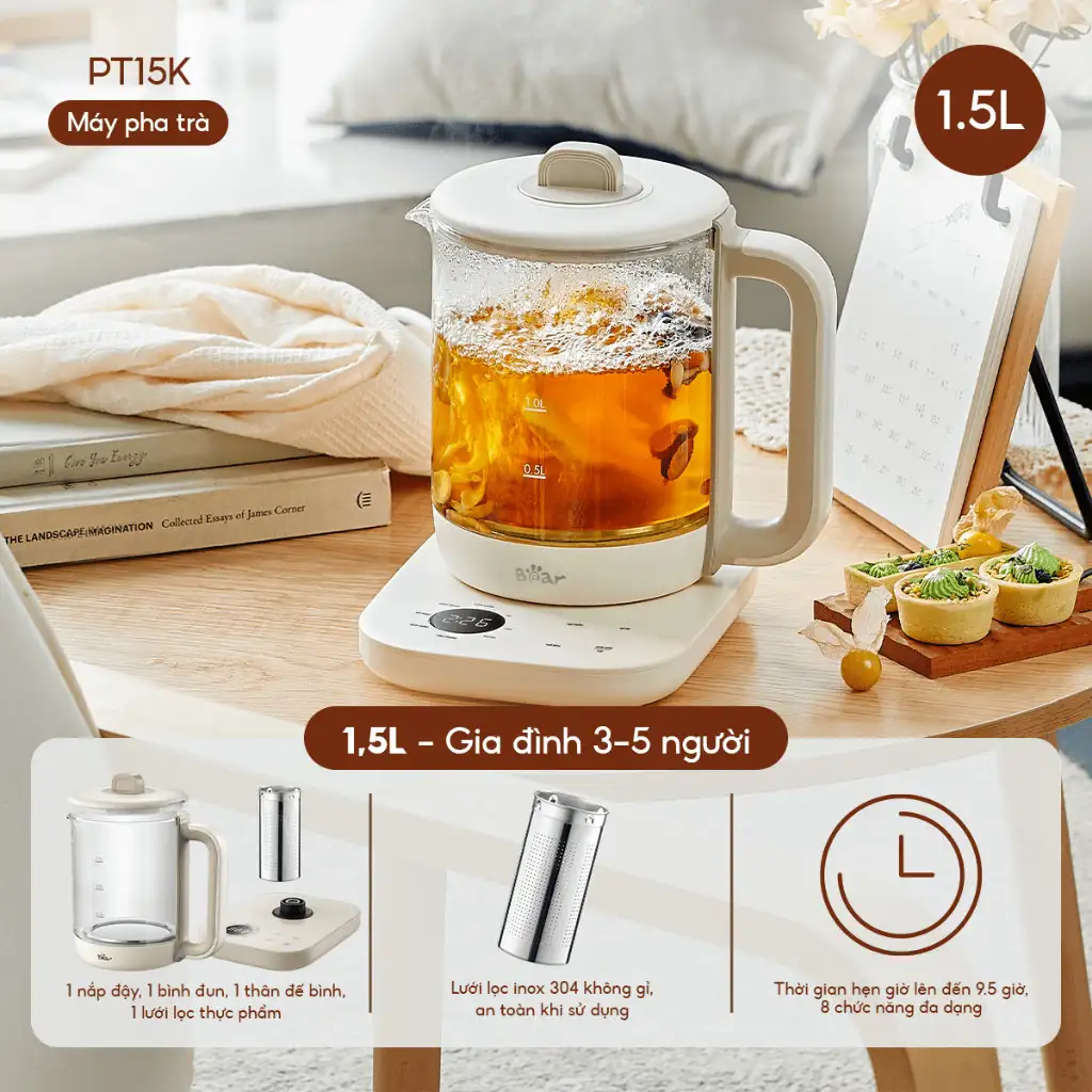 Bình pha trà - PT15K